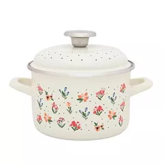 Cratiță Metalac 57058 Cratita emailata Fiorella 16cm, 2.0L, capac din metal