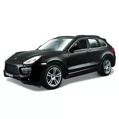 Машина Bburago 18-21056 Die-Cast 1:24 Porsche Cayenne Turbo, neagra