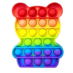 Игрушка Promstore 14982 Игрушка антистресс Pop It Мишка 12.5x10cm