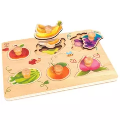 Головоломка Hape E1654 Puzzle din lemn Fructe