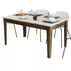 Стол Trendy Milan 515-Nuc, Alb 145x75x88cm