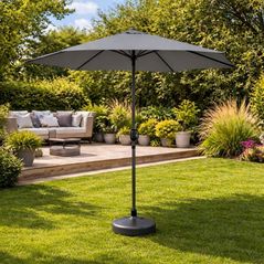 Umbrelă de gradină Hydro S 0431105, pe picior, Antracit