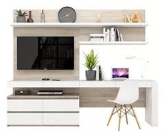 Set mobilă living Indart Livingul Kubo 24 (250x50x203)