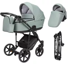 Сărucior pentru copii Angelina Carucior 2in1 Velio Green Mint VE-15