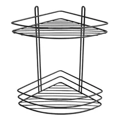 Полка для ванной Hydro S 0430368 coltar dubla, p/u baie, Inox/Neagra