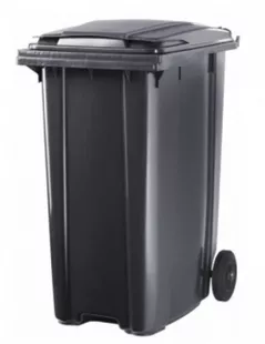 Урна для мусора Uniplast 37209 Cos pentru transportarea deseurilor 360L pe roti (negru) HE