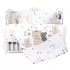 Lenjerie de pat pentru copii PernaMea Set lenjerie 8 piese Lovely Puppy (PM.100262/9)