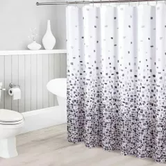 Занавеска для ванной Hydro S Mosaic, alb/gri/bej