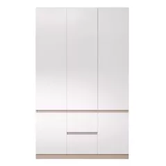 Dulap Bayro Harmony 1350x2200x550 cu sertare gri piatra