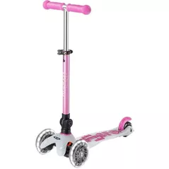 Trotinetă Micro MMD373 Mini Deluxe Foldable Orion LED Pink