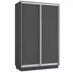 Шкаф Mobildor-Lux Fox uși glisante din PAL (130x60x240H cm) Anthracite