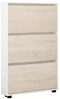 Полка для обуви Mobildor-Lux Leo Slim 50x16x125H cm White/Sonoma