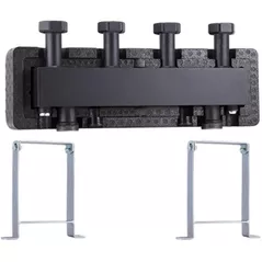Set distribuitor Barberi Colector hidraulic cu separator pentru 2 conture DN 25