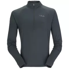 Îmbrăcăminte sport Rab Tricou barbati Sonic LS Zip Beluga XL (QBL-03-BEL-XLG)