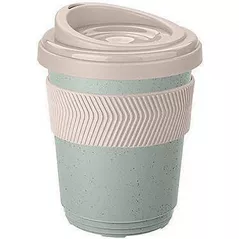 Термокружка Бытпласт 46804 Phibo 300ml с антискользящим кольцом зеленый