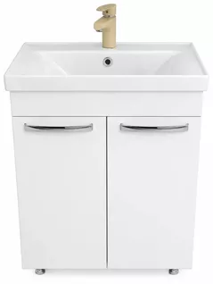 Dulap pentru lavoar Mashtab 11500 Agat cu 2 usi 70cm Alb