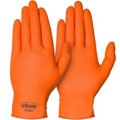 Спецодежда Vigor V6436-XL, перчатки резиновые, р. XL, 90 шт.