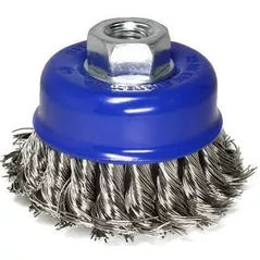 Set de tubulare, bite, duze S&R 136256075 Perie pentru metal ceasca 75mm x M14 d0.5/12250