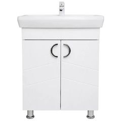 Шкаф под умывальник Mashtab 12133 Alpin (ML) cu 2 uși 650x420x850 Alb mat