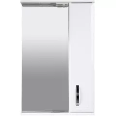 Зеркало для ванной Bayro Allure 550x750 правый белый мат