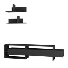 Comodă TV Trendy Gara, Antracit 180x42x32cm