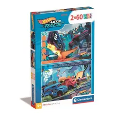 Головоломка Clementoni Puzzle 2x60 Hot Wheels (24816)