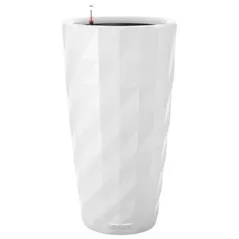 Цветочный горшок Lechuza Diamante Premium, White Matt