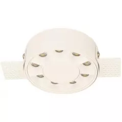 Освещение для помещений LED Market Recessed Downlight Wheel 10W, 4000K, LM-XT006, Ø161*100mm*h36mm, White+White