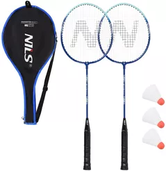 Инвентарь для бадминтона Nils 1763 Palete badminton (2 buc.) cu husa NRZ210 Aluminium (14-20-309)