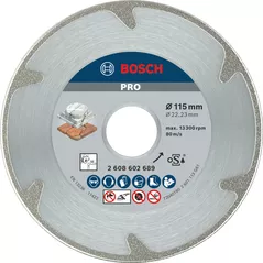 Disc de tăiere Bosch 2608602689 Disc diamantat Best for Marble 115x22.23x2.2mm