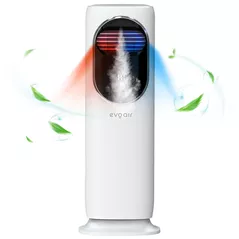 Охладитель воздуха EvoAir Briis Silver Black 4in1 (Aeroterma, Racitor, Umidificator, Sterilizator UV) (V4in1BRIISSILVER-RES)
