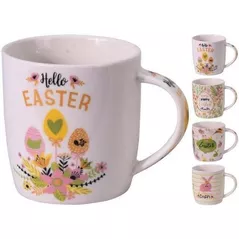 Чашка Promstore 22248 Чашка 370ml Hello Easter, 4 дизайна фарфор