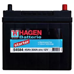Автомобильный аккумулятор Hagen 54584 Starter