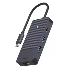 Adaptor de rețea USB Rapoo 217688 UCM-2001 USB-C Adapter 4-in-1