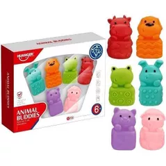 Игрушка Huanger 44053 Набор мягких фигурок животных 6шт