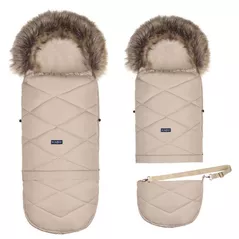 Аксессуар для колясок Zaffiro Спальник Регулир. Growup 4.0 Beige Wool Premium Vanilla