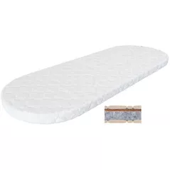 Lenjerie de pat pentru copii Ingvart 7226262 Saltea pentru patucul Smart Cocos+latex 72x168x7cm