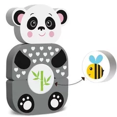 Jucărie Kids Hits KH20/004 Деревянные кубики Cute Panda