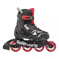 Role Rollerblade 86B0751550ND01 Microblade Combo, 36-40.5, Nero/Rosso
