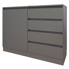 Комод Smartex (16069) Т2 80cm Grafit