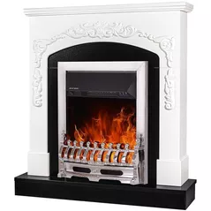 Камин электрический ArtFlame Casanova & Galileo silver, 975x900x250 mm, Alb