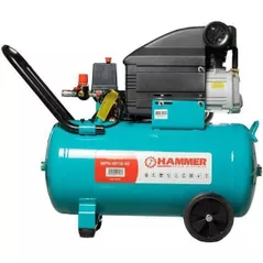 Compresor Hammer 44879 Compresor aer 50L, 1800W, 8 bar, 206L/min + Set pneumatic 5 elemente