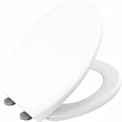 Сиденье для унитаза Bisk 07834 din Duroplast cu microlift, alb