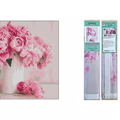 Tablou pe numere Strateg 57290 Mozaic cu diamante 30x40cm Buchet de dimineata