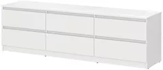 Comodă TV MebelStar NEO 6S 180x43x53 White (MBS-1288)