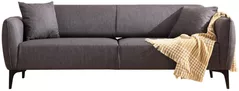 Диван Trendy Belissimo Gri inchis (3 locuri)