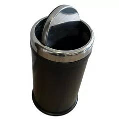 Урна для мусора Hydro S Practic 16l negru, cu capac 0430054