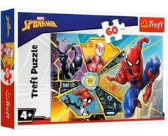 Головоломка Trefl 17372 Puzzles 60 On the web, Disney Marvel Spiderman