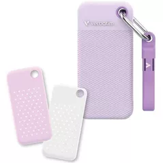 Накопители SSD внешние Verbatim VER_32322 M.2 External SSD 1.0TB Pocket Colour Edition, Purple + 2 Rubber Sleeves (White & Purple)
