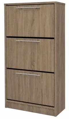 Raft pentru încălțăminte Mashtab 11960 Soria cu 3 sertare (640x290x1250) Trufă